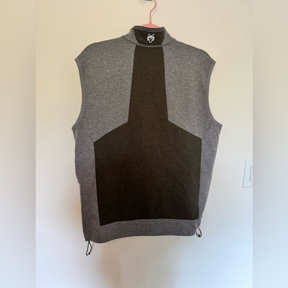 Greyson Sequoia Luxe Vest Mens Wool Blend Green Gray Medium Golf EUC - Picture 3 of 7